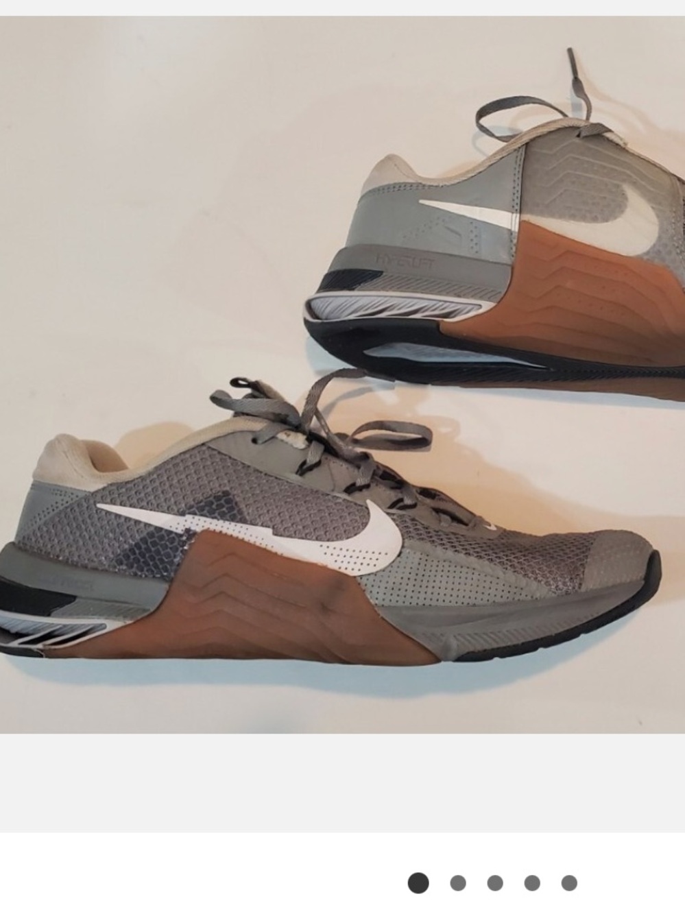 Nike Metcon 7 Particle Grey White Gum CZ8281-011 Men's Size 9